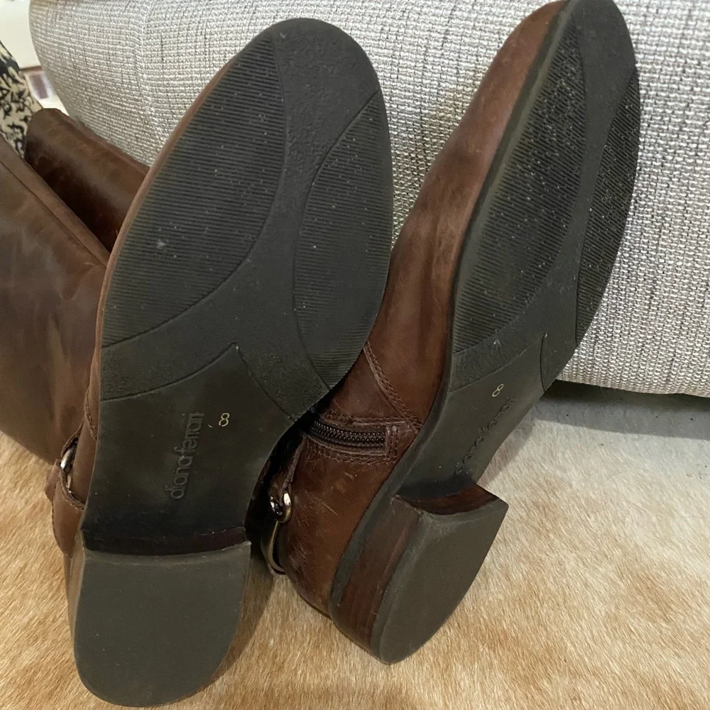 Diana Ferrari high knee brown boots size 8 - Picture 5 of 7